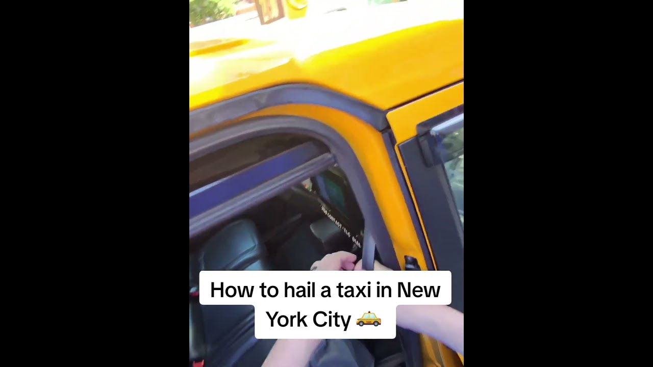 How to hail a cab in NYC