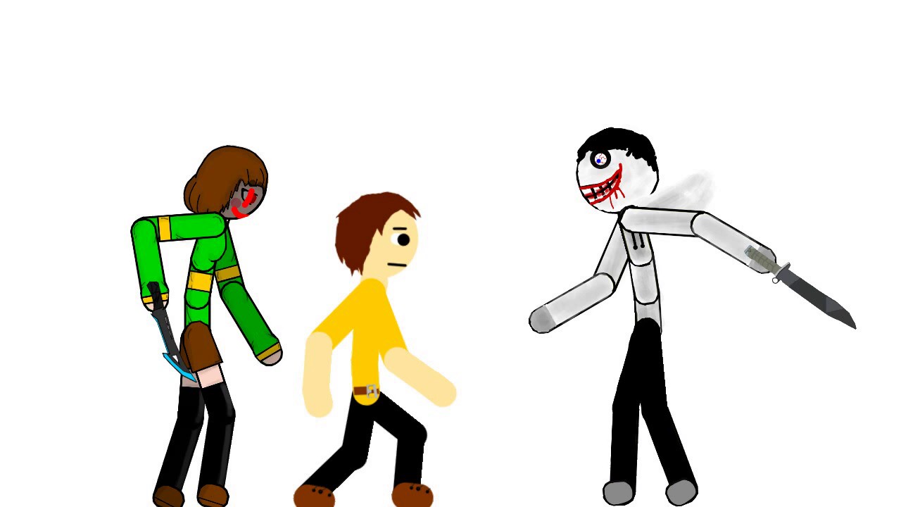 Джефф убийца рисуем мультфильмы 2