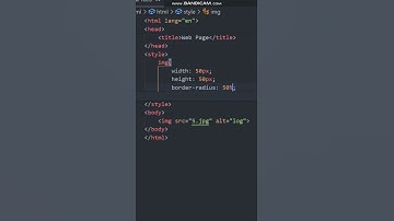 How To Create Rounded Images #html #css #shortsviral