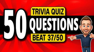 50 Trivia QUIZ questions EVERYONE should know… 🏆 General Knowledge Pub Quiz