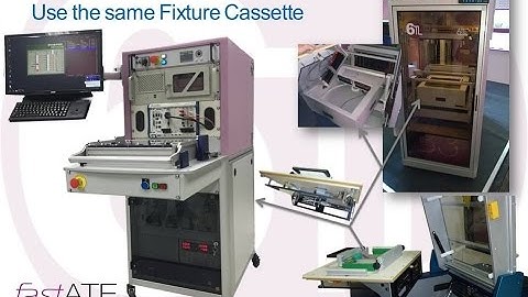 The same fixture for off-line and In-line automatic test