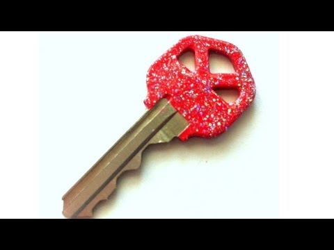 DIY: Glitter Nail Polish Keys