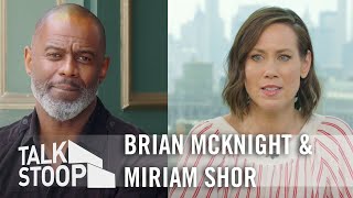 Miriam Shor Asks Brian McKnight What Super Power He Would Want | Talk Stoop