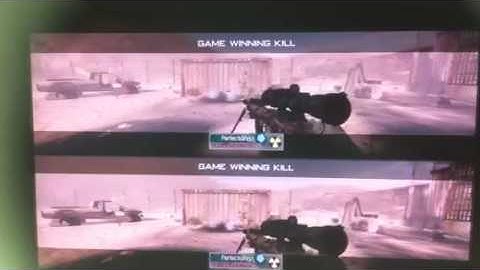 Mw2 360 quick scope as last kill