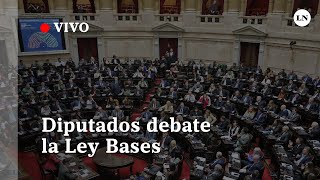 EN VIVO | Comienza un nuevo intento del Gobierno para aprobar la “Ley de Bases” y el paquete fiscal