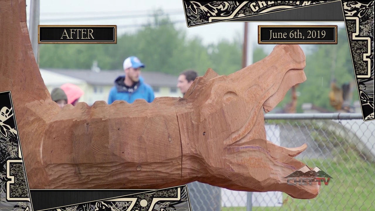 Chetwynd International Chainsaw Carving Championship 2019 Day 1 Before