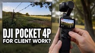 I used the DJI Osmo Pocket 4P for client work…