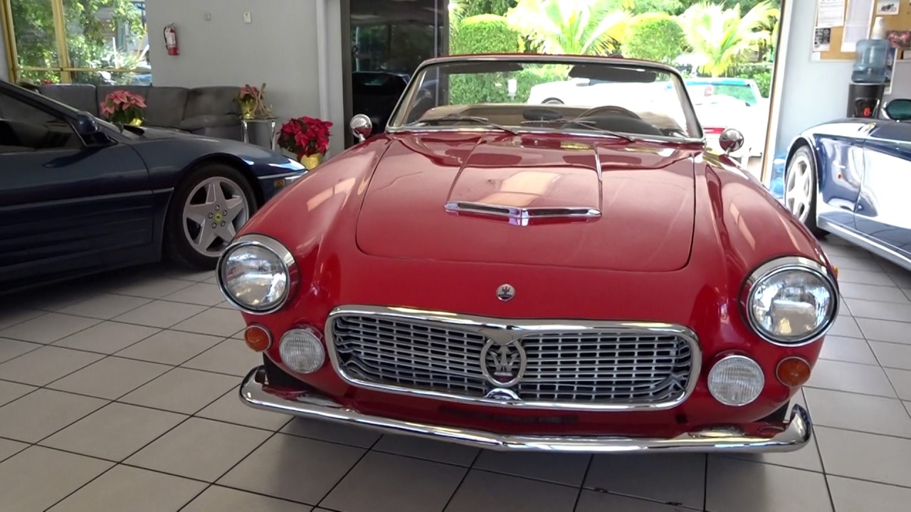 1962 Maserati 3500 GT Vignale Spyder - YouTube