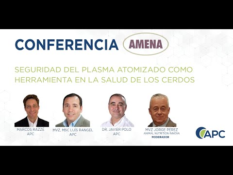 AMENA Webinar: Seguridad del plasma atomizado como herramienta en la salud de los cerdos