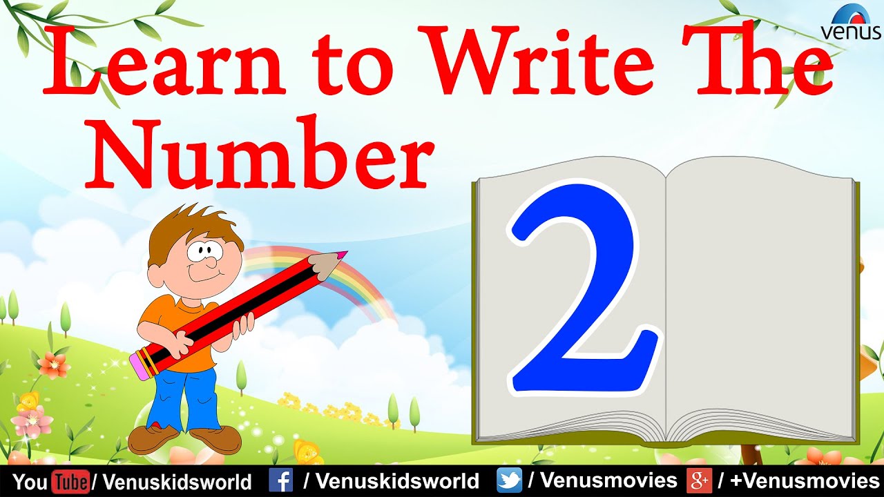 Learn To Write The Number 22