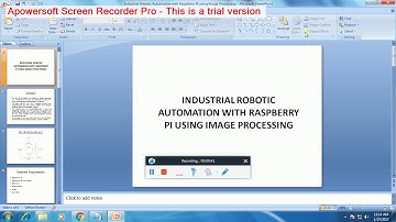 IEEE 2016-2017 EMBEDDED INDUSTRIAL ROBOTIC AUTOMATION WITH RASPBERRY PI USING IMAGE PROCESSING