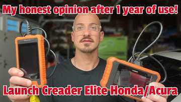 My Honest Opinion After 1 Year Of Use Launch Creader Elite Honda Acura OBD2 Scan Tool