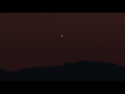 Видео: Закат  Венеры, а также  Меркурий, Юпитер и Сатурн на вечернем небе./ Venus, Mercury, Jupiter, Saturn