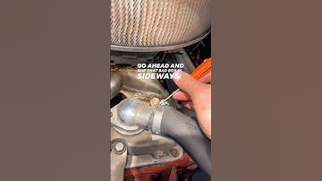 Leaky Hose Clamp Still not Tight Enough? Try this Ultimate Tech Tip!🪛 #shorts #mechanic
