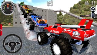 Juegos de Carros - Extrema de Camiones Monstruo #3 Offroad Outlaws Android / IOS gameplay FHD