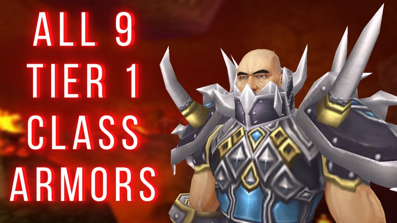 All 9 Tier 1 Class sets - Transmog