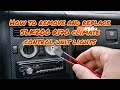 How to remove and replace the T5 socket climate control module light bulbs on Mercedes SLK 200 R170