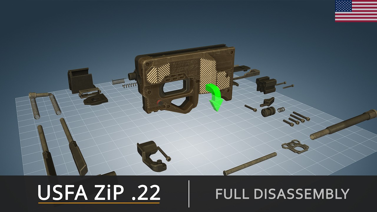 USFA ZiP .22 - Full Disassembly and Assembly