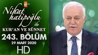 Nihat Hatipoğlu Ile Kuran Ve Sünnet - 29 Mart 2020