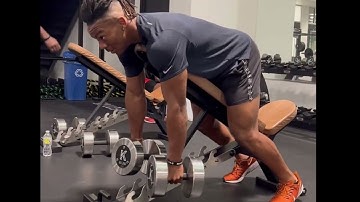 Alternating DB Chest Supported Row