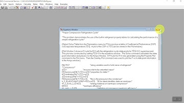 Engineering Equation Solver using examples EES