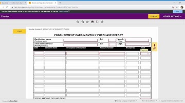 How To Video   Procurement Card Monthly Purchase Report