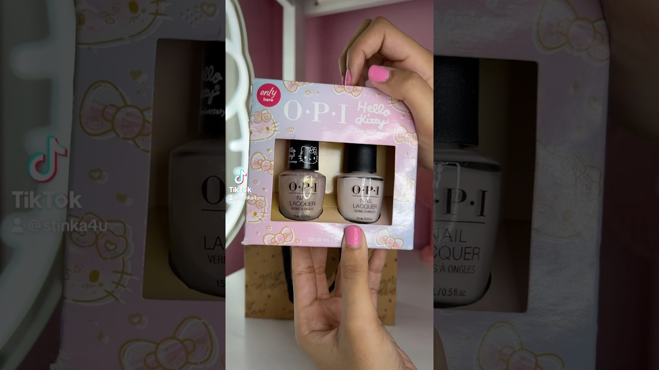 OPI x Hello Kitty nail polish 💅🏻 