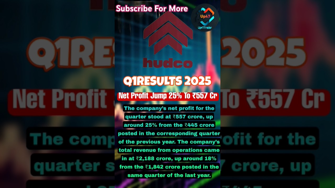 Hudco Q1 Results| hudco result 