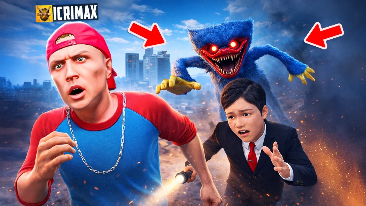 HUGGY WUGGY GREIFT ICRIMAX und KLEINEN BRUDER AN in GTA 5 RP!