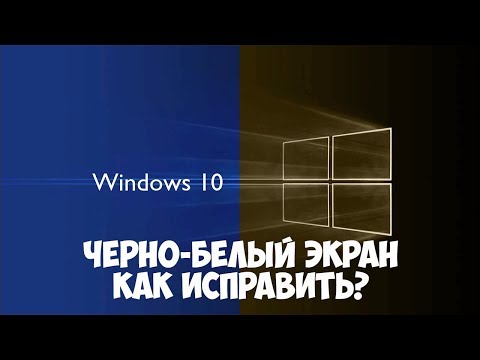 Если экран стал черно белый в Windows 10. Причины и способы решения проблемы