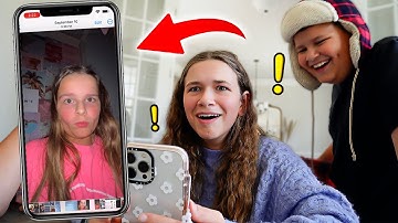 REACTING TO MY SISTER