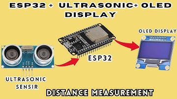 Measure Distance with ESP32 Ultrasonic Sensor & OLED Display!