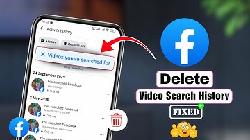 How to Delete Facebook Video Search History | Clear Facebook Search History 2025