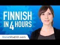 Learn Finnish in 4 Hours - ALL the Finnish Basics You Need