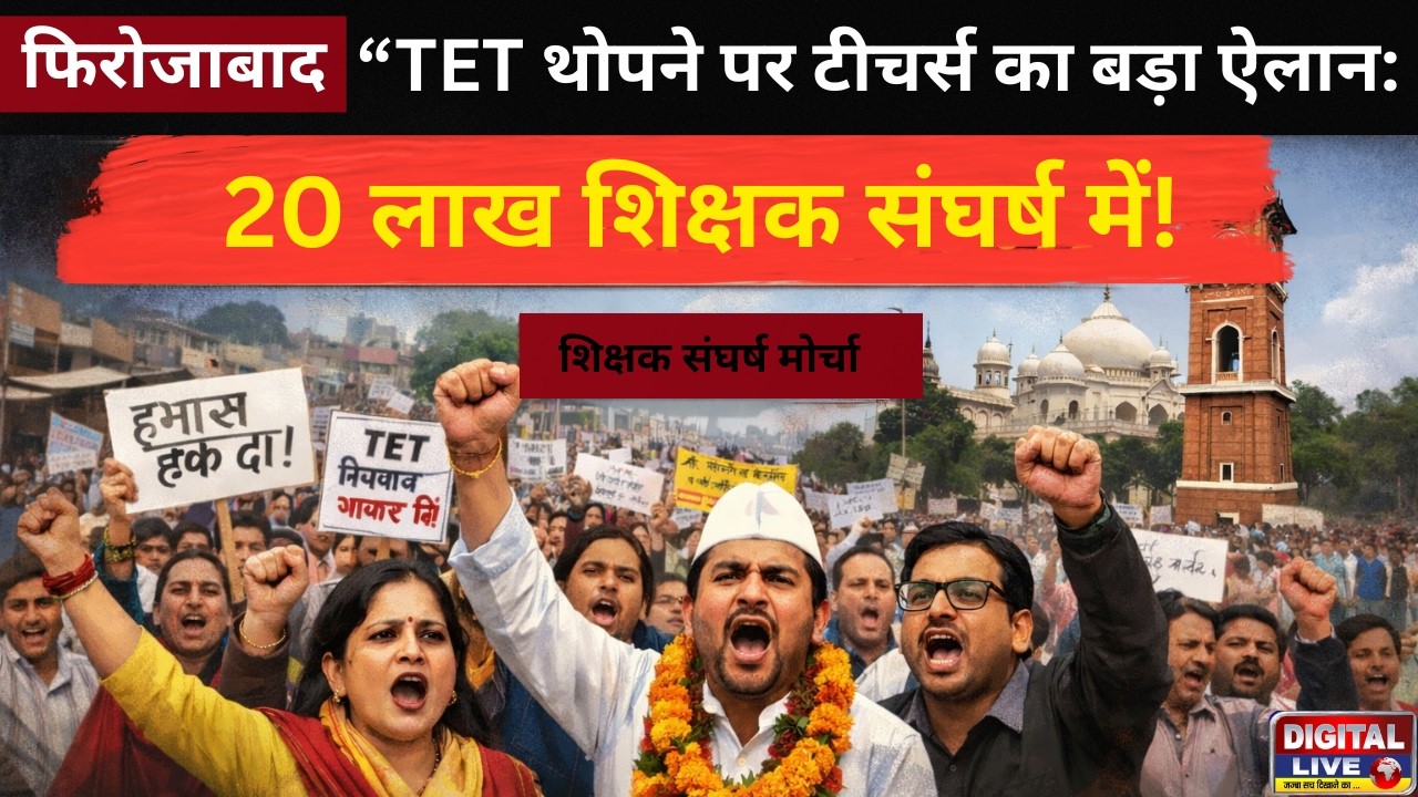 TET विरोधः शिक्षक संघर्ष मोर्चा तेज—पूर्व नियुक्त शिक्षकों को टीईटी से छूट की मांग बढ़ी |up|