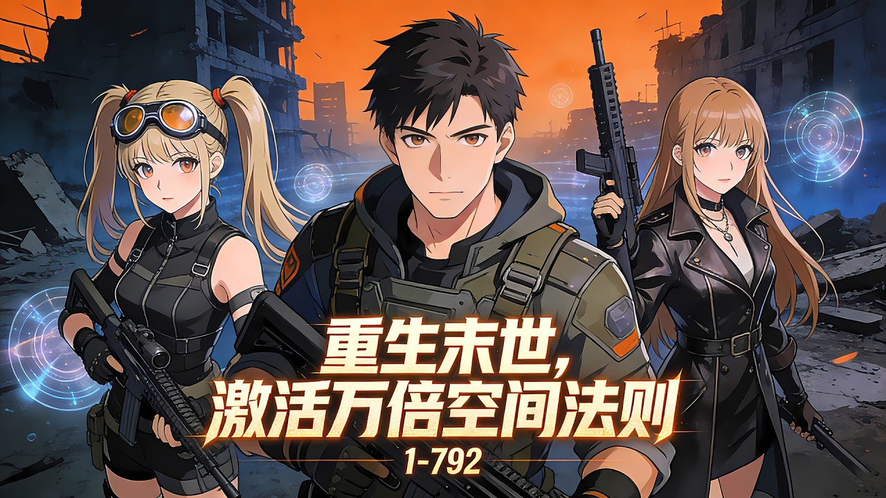 《重生末世，激活万倍空间法则》1-792，重生末世前，储物空间觉醒万倍增幅！一箱罐头变一万箱，一把手枪变军火库。当别人为半块面包头破血流，我在别墅品红酒，玩女神了。