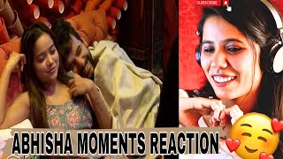 ABHISHA MOMENTS IN BIGBOSS REACTION 😍😍 | Abhishek Malhan and Manisha Cute Moments in BiggBoss🥰✨❤️