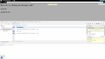 Easy JavaScript - How to Debug your JavaScript code (16)