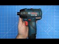 12 Volt Cordless Impact Driver: Bosch Professional