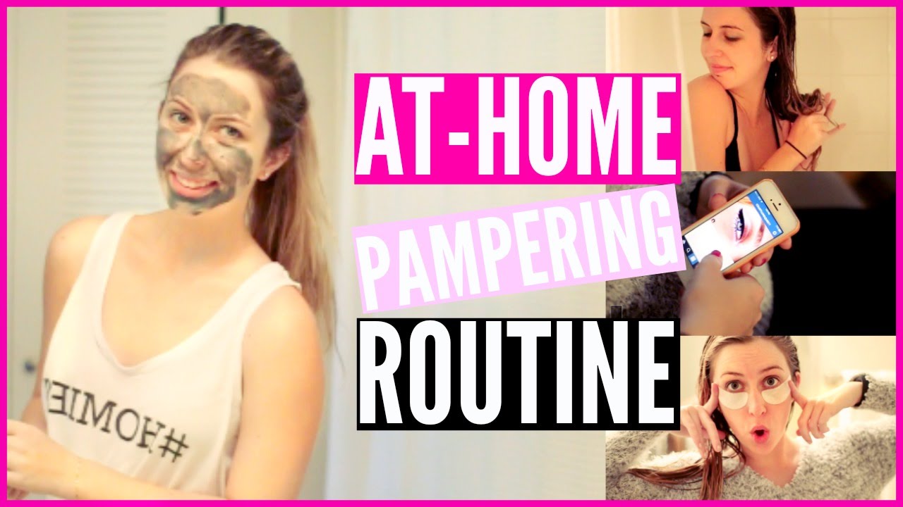 My Pampering Routine At Home Spa Routine Courtney Lundquist Youtube 
