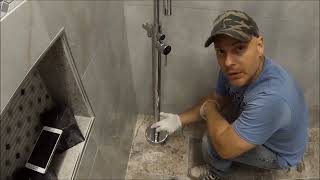 Install a Freestanding Faucet Bathroom Renovation Part 4