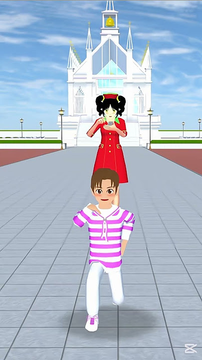 With the use of phones we are in the wave of #sakuraschoolsimulator #sakura #animatedcartoo