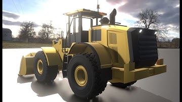 Loader Animation and Rig Test (Blender 2.93)