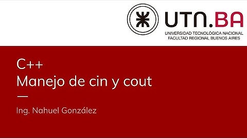 Clase 1 - Manejo de cout y cin