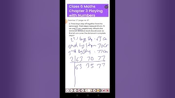 Class 6 Maths Chapter 3 l NCERT EXERCISE-3.7 l Playing with Numbers l CBSE Board l Solution#shorts