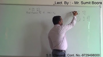 Matrix Exercise 3.3 Part 2 // Element of Mathematics // Class 12th //HBSE and CBSE Classes