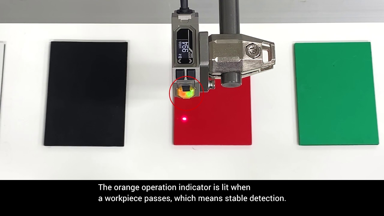 OMRON E3AS HL Colored Thin Workpieces Detection