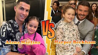 Alana Martina (Cristiano Ronaldo's Daughter) VS Harper Beckham Transformation ★ From Baby To 2023