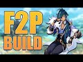 MY CURRENT F2P CHARACTER BUILD | Genshin Impact Guide