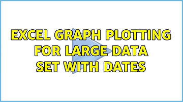 Excel graph plotting for large data set with dates (2 Solutions!!)